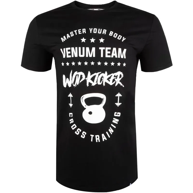 Venum Wod Kicker Crewneck T-shirt - Zwart/Wit S Must-Have