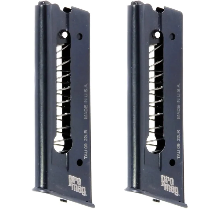 Beste Prijs ProMag (2-pack) Taurus PT-22 .22 LR, 8-schots magazijn, PT22 TAU 09, blauw staal