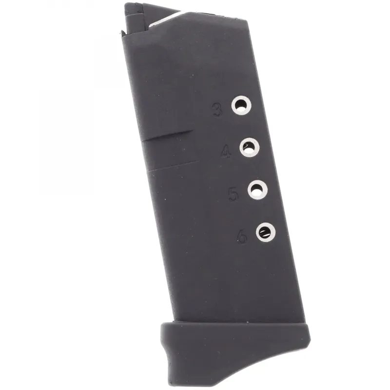 ProMag 6-schots magazijn voor GLOCK model 43 G43 9mm, GLK12, zwart polymeer Aanbieding