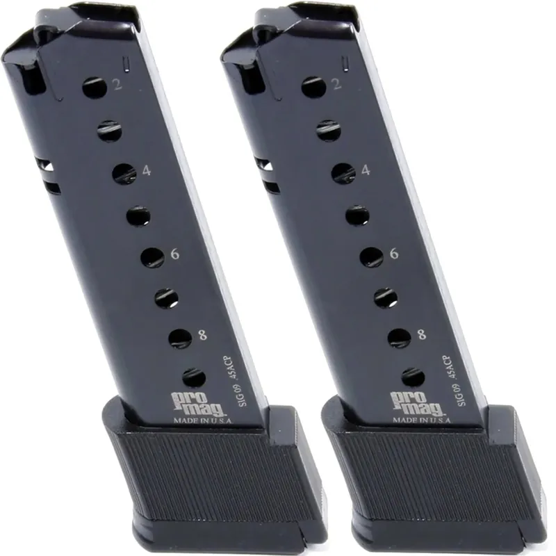 ProMag (2-pack) Sig Sauer P220 .45 ACP, 10-schots magazijn, SIG 09, blauw staal Betaalbaar