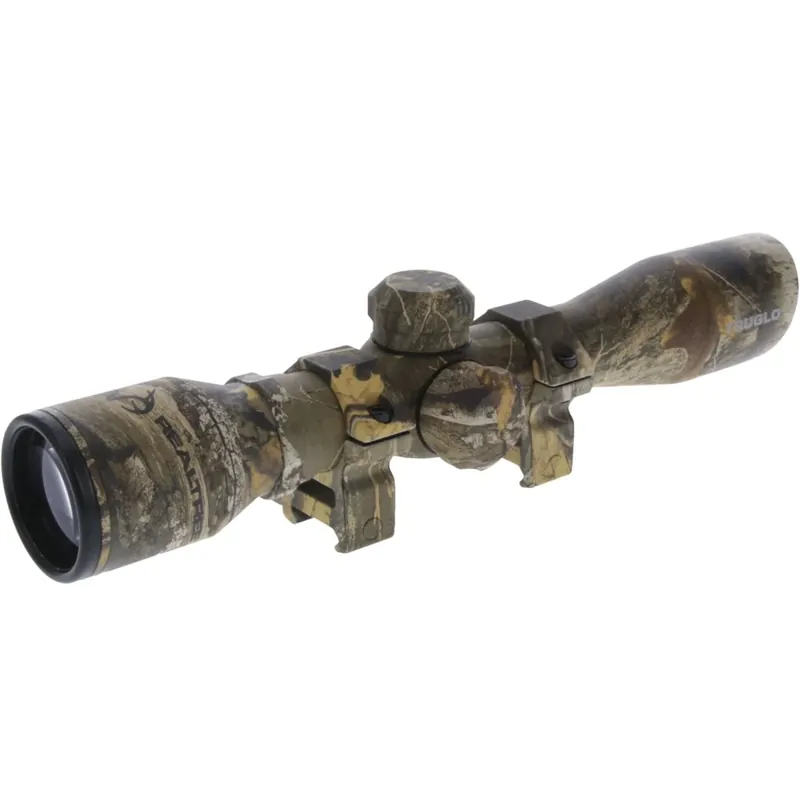 Truglo 4X32 Compact Shotgun Scope met Diamond Reticle en Weaver-stijl ringen - Zwart Aanbieding