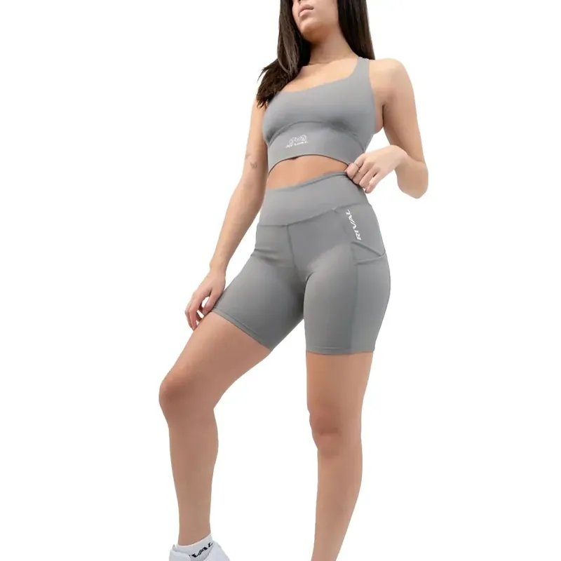 RIVAL Boxing - Dames High-Rise Biker Shorts met zakken M Direct Beschikbaar