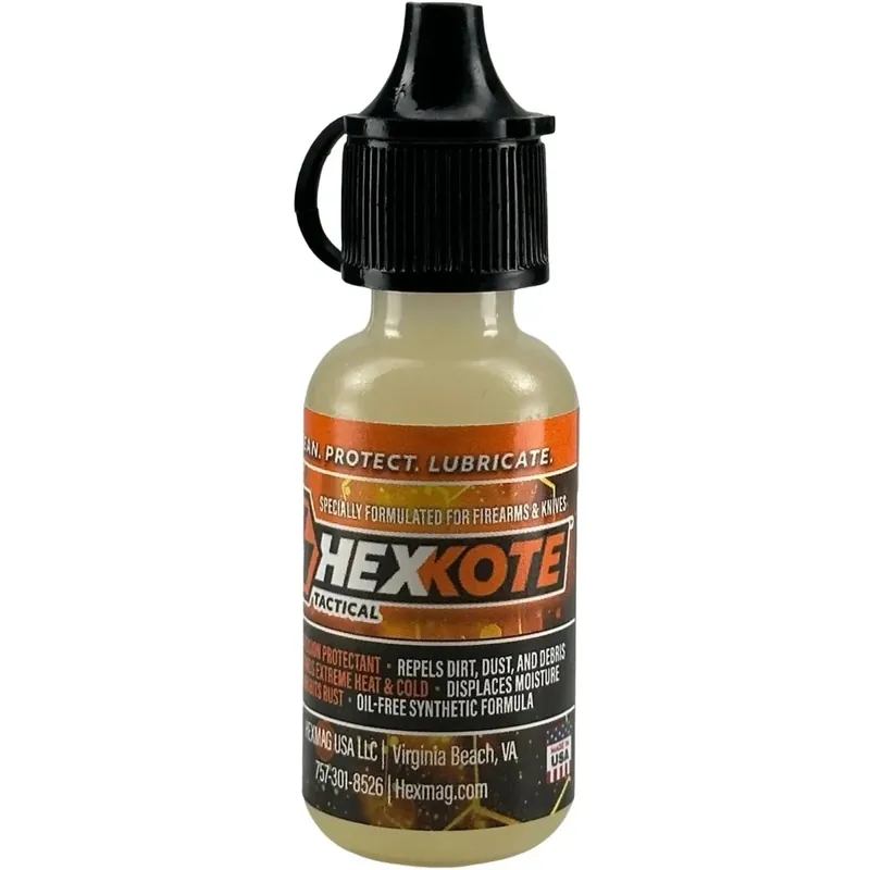 Bestel Nu HEXKOTE Tactical Dry Lube Mesreiniger Smeermiddel CLP Druppelfles 0.50 oz
