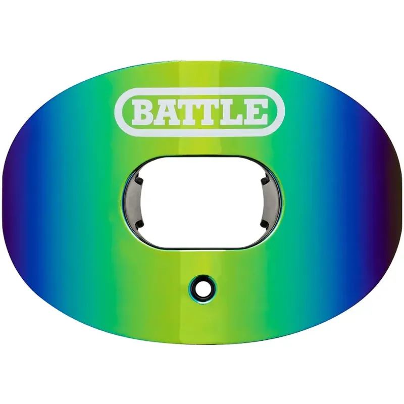 Populair Battle Sports Prism Oxygen Lip Protector Mondbeschermer Blauw groen