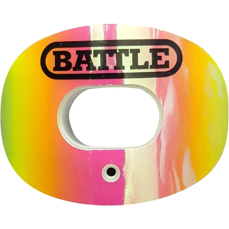 Tijdelijk Beschikbaar Battle Sports Iridescent Oxygen Lip Protector Mondbeschermer Geel rood