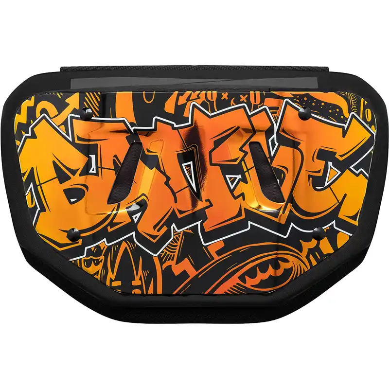 Battle Sports "Iridescent Graffiti" Chromen Voetbal Achterplaat Adult Uitverkoop