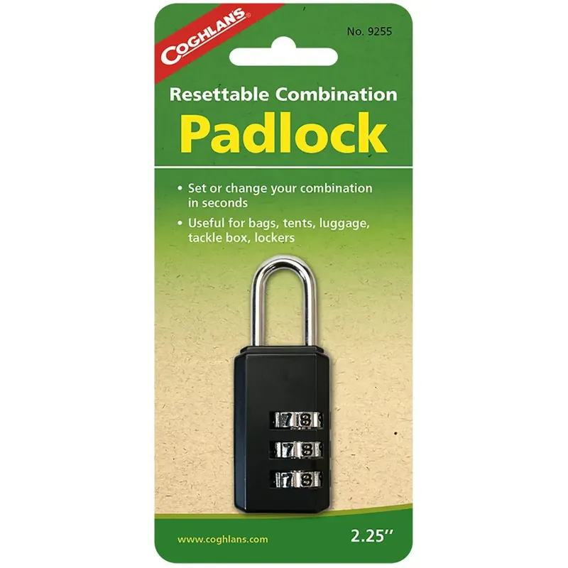 Coghlan's resetbare combinatie hangslot Premium