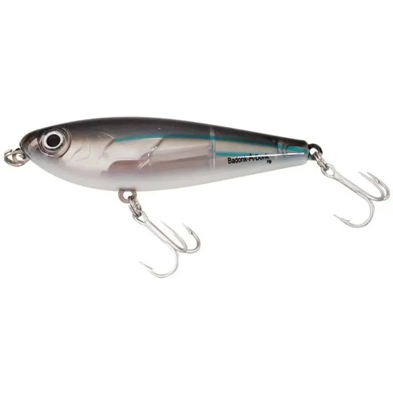 Gratis Retour Bomber Saltwater High Pitch Badonk-A-Donk 1/2 oz Vislokmiddel Zilveren Mullet