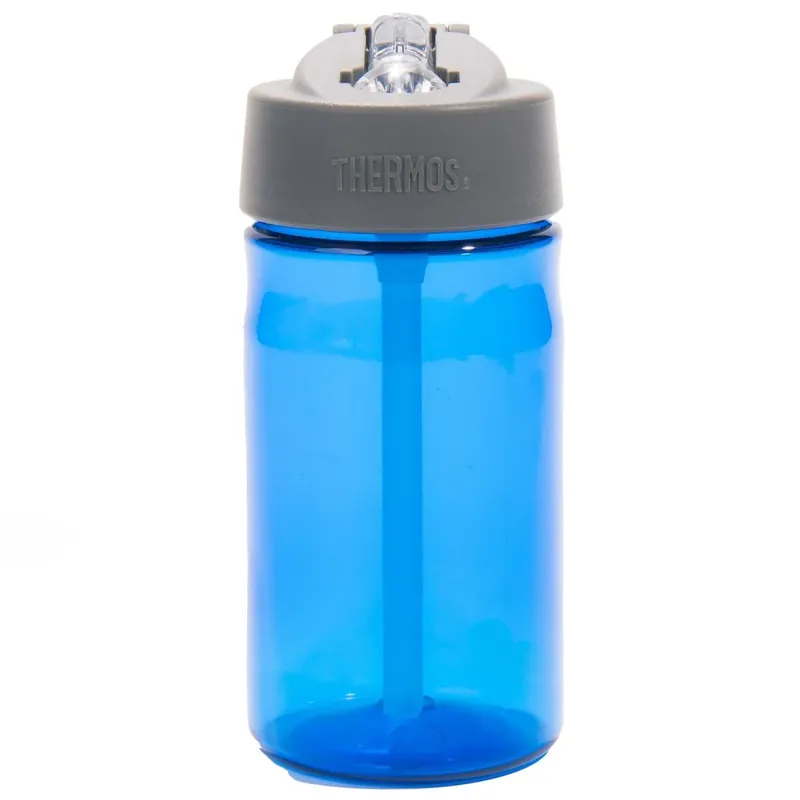 Thermos - 12 oz. Tritan Flip-Straw fles - Blauwe rook Merkproduct
