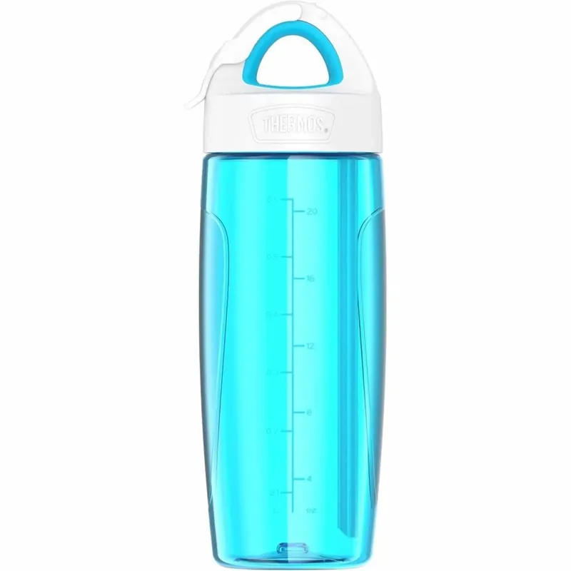 Shop Nu Thermos - 24 oz. sportfles met rietje - blauwgroen