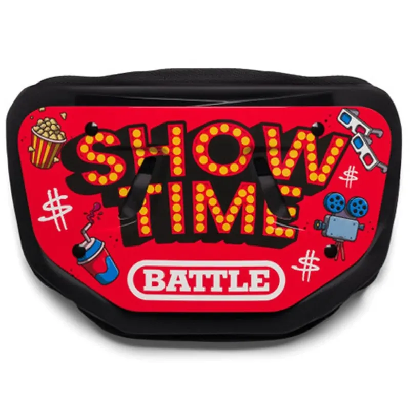 Battle Sports Adult Backplate "Showtime" - Rood Finale Uitverkoop