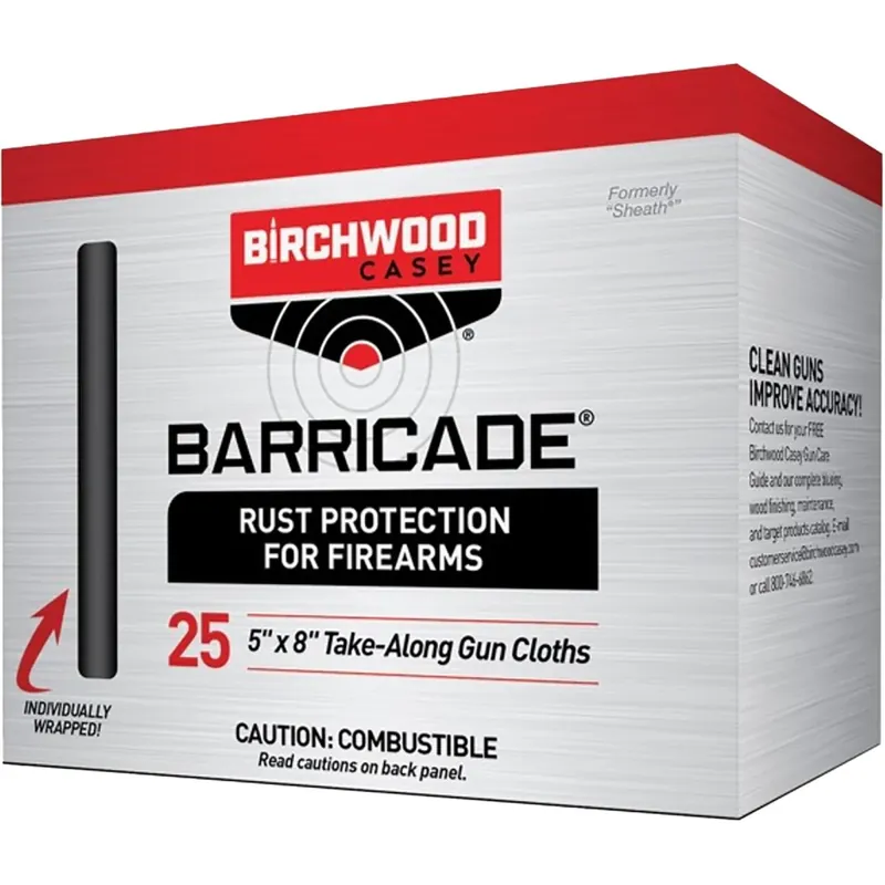 Exclusieve Aanbieding Birchwood Casey - Barricade roestbescherming meeneemverpakkingen 25 doekjes