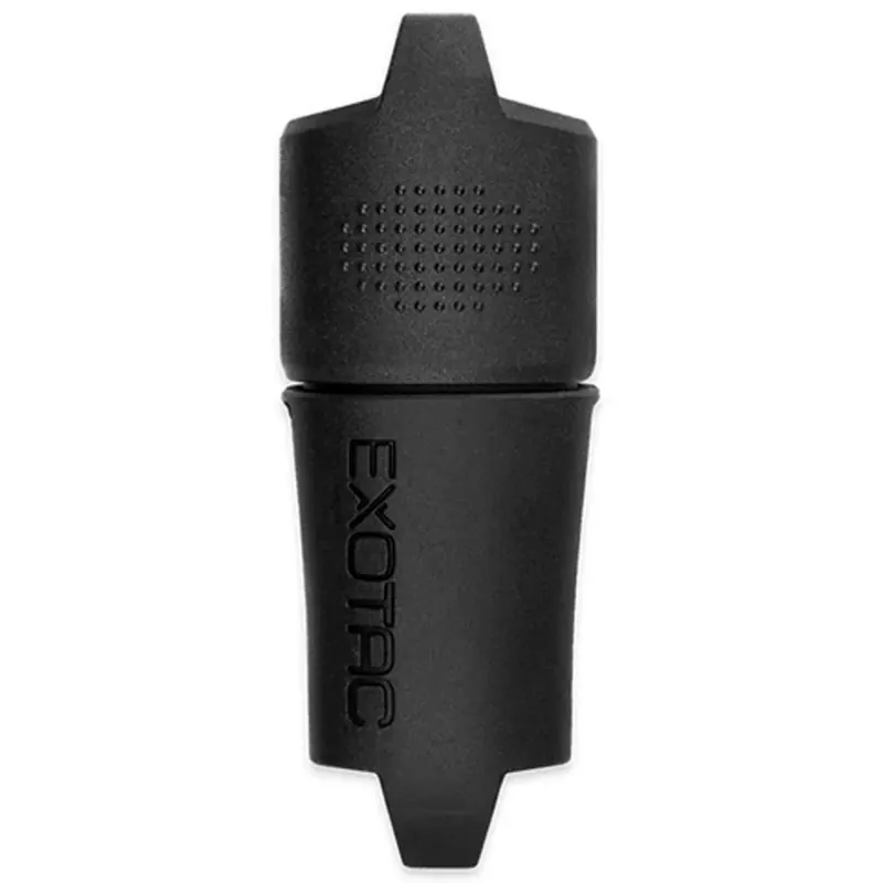Exotac fireSLEEVE Mini voor Mini Aansteker met Aansteker Zwart Gratis Retour