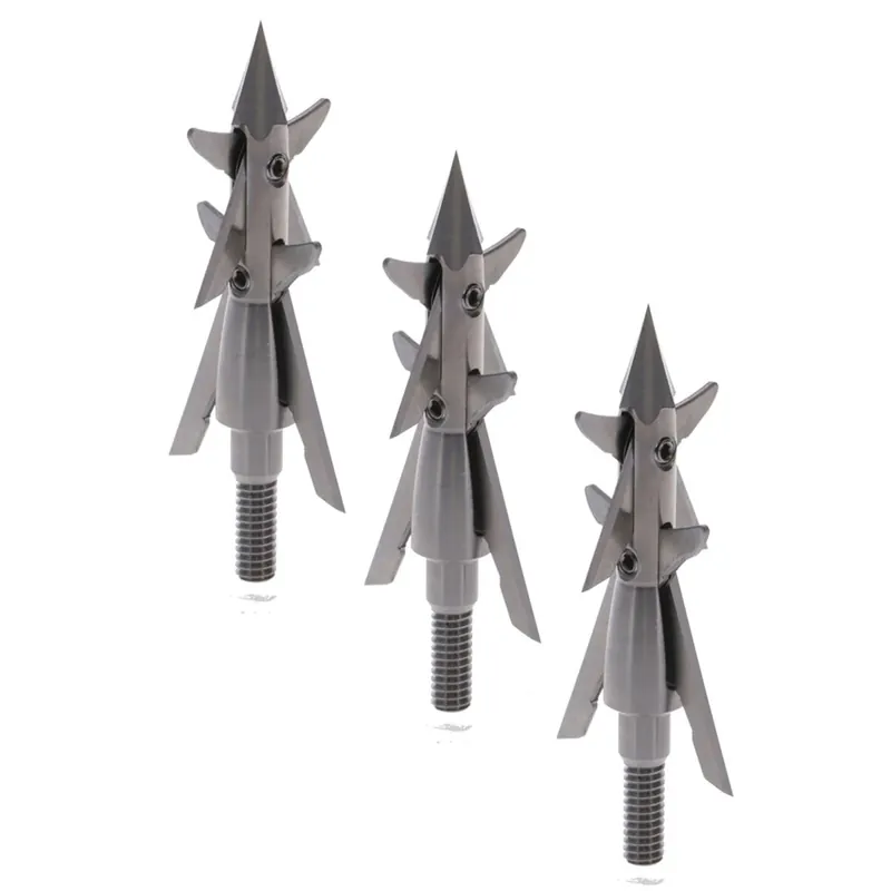 Nieuwe Archery Products Slingblade 4 Titanium 100 Grain voor kruisboog broadhead, 3-pack Gecertificeerd