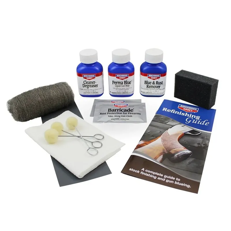 Birchwood Casey Perma Blue Liquid Gun Blue Finishing Kit Express Levering