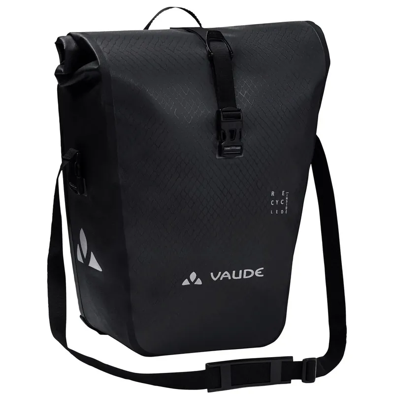 Vaude Aqua Rugtas voor één fiets Zwart Betrouwbaar
