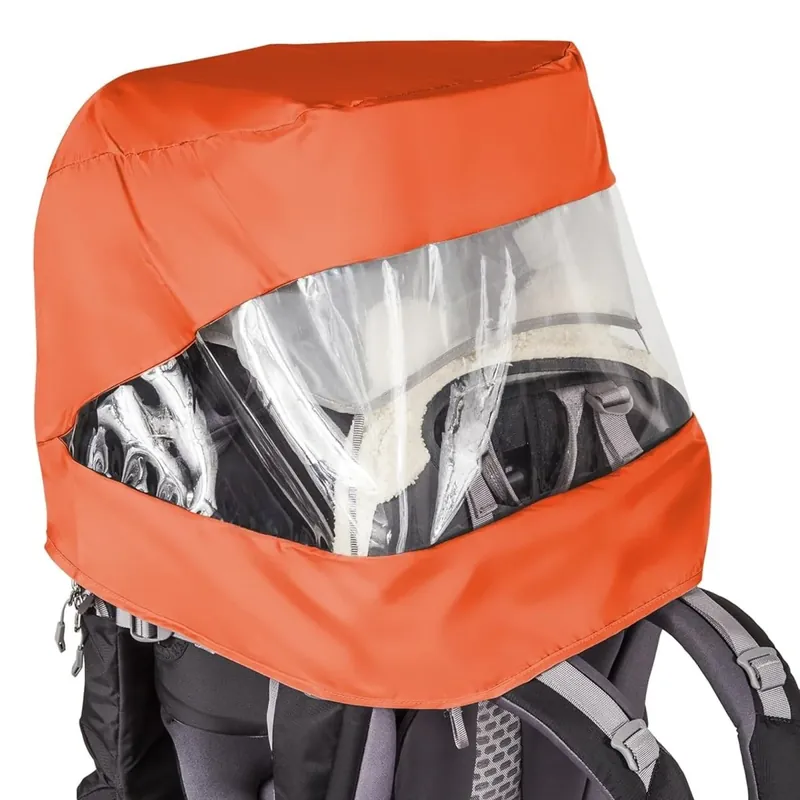 Vaude Sun-Raincover Kinderdrager met Zon- en Regenbescherming - Oranje Gereduceerde Prijs