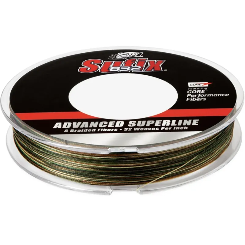 Sufix Advanced Superline 832 Braid 80 lb - Camo Koopje