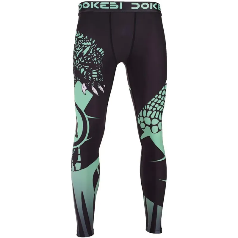 Goedkoop Dokebi Jungle BJJ Grappling Spats - Groen S
