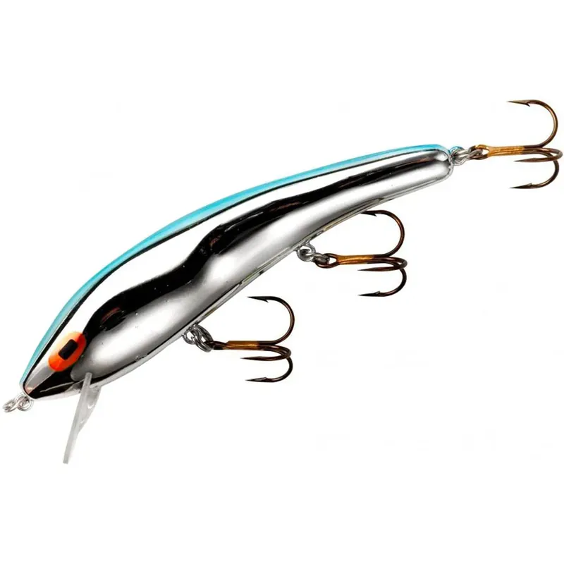 Aanbieding Cotton Cordell Suspending Ripplin Red Fin 3/8 oz Vislokaas Chroom / Blauw