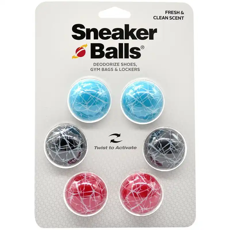 Goedkoop Sneaker Balls 6-Pack Gekraste Schoenverfrisser