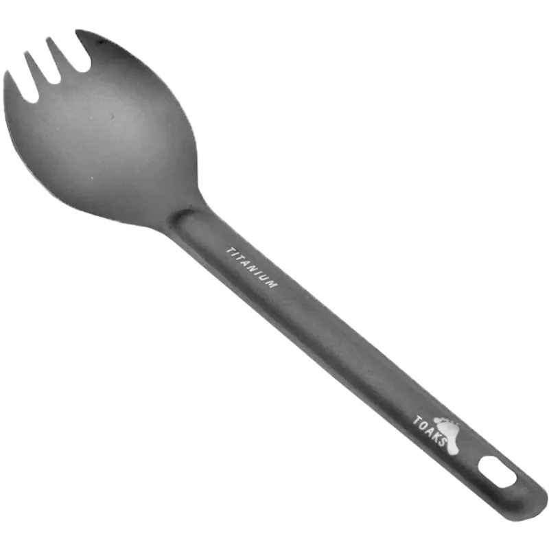 Goedkoop TOAKS Ultralichte Matte Finish Titanium Kampeer Spork