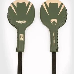 Venum Pro Boks Trainingsrackets - Khaki/Goud Hoge Kwaliteit