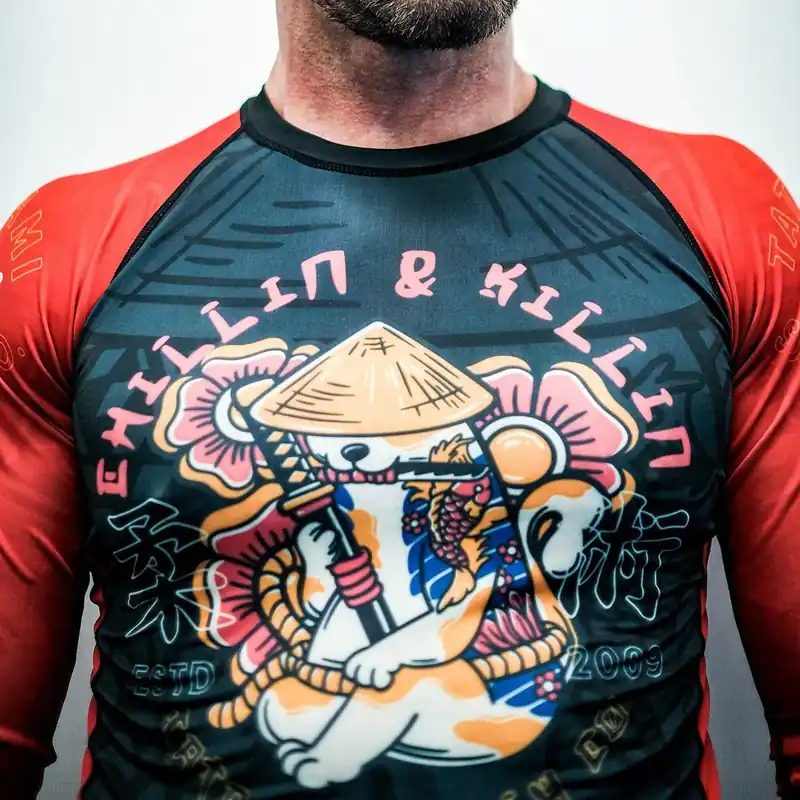 Tatami Fightwear Chillin Eco Tech Recycled Rashguard met lange mouwen S Beperkte Voorraad