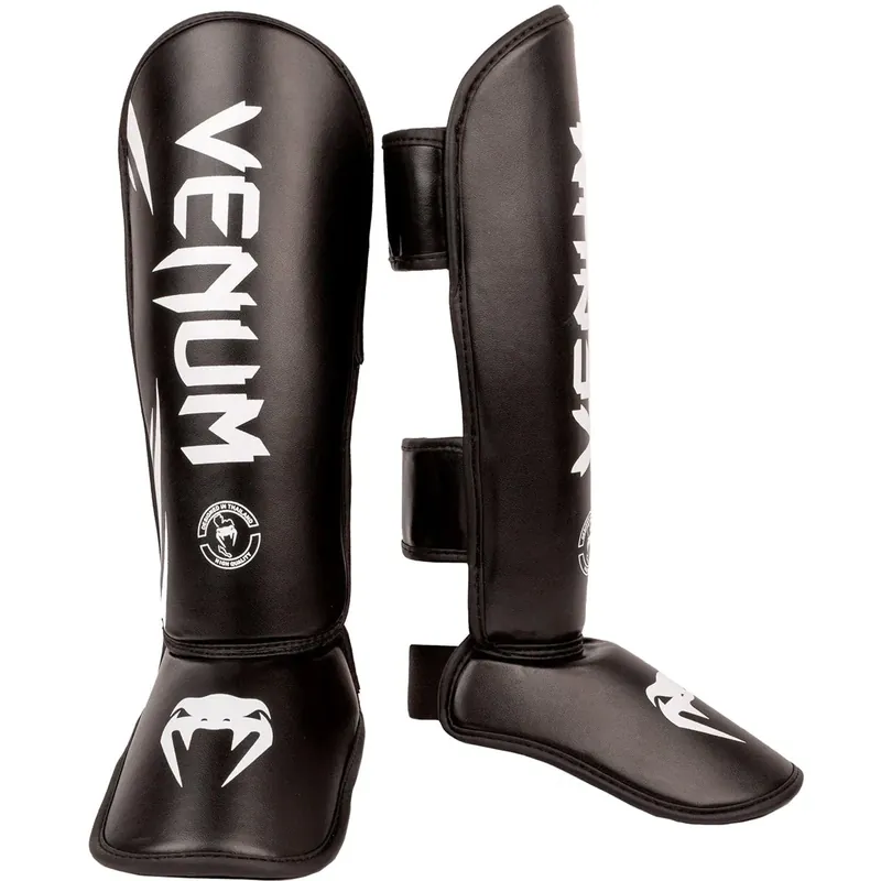 Hoge Kwaliteit Venum Kid's Challenger beschermende scheenbeen- en wreefbeschermers - Zwart/Wit S