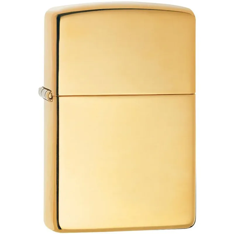 Zippo Armor Hoog Gepolijst Messing Zakaansteker Gecertificeerd