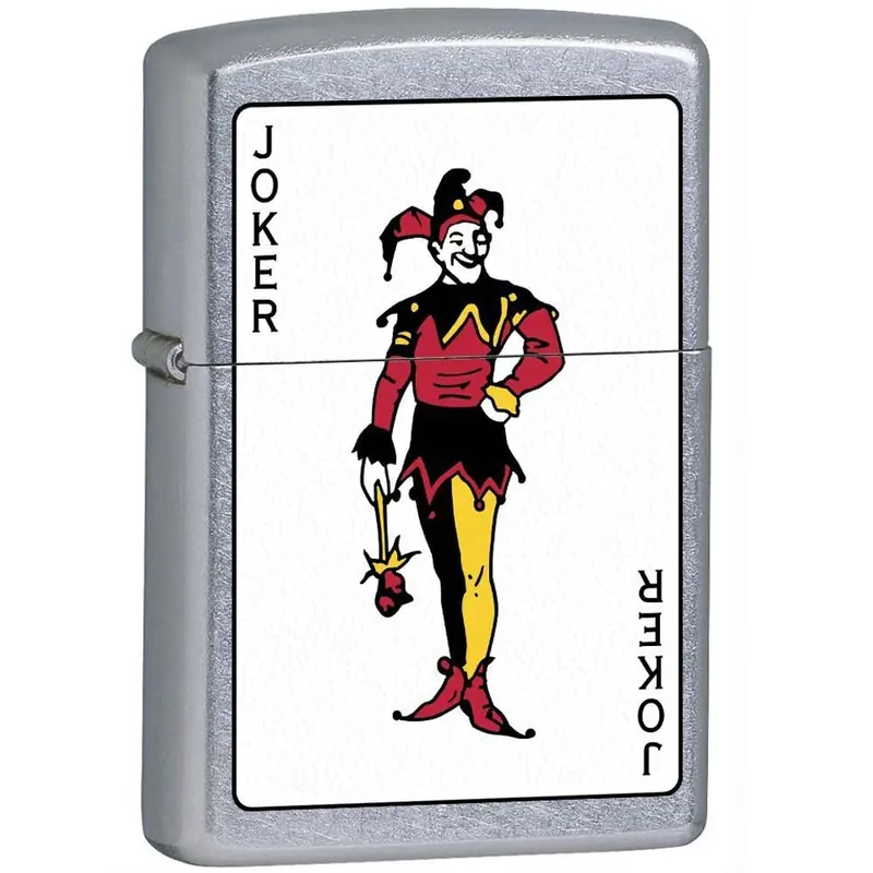 Exclusieve Aanbieding Zippo Joker Street Chrome Zakaansteker