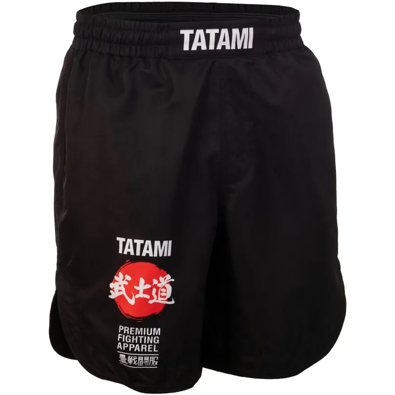Tatami Fightwear Bushido Grappling Shorts - Zwart M Finale Uitverkoop
