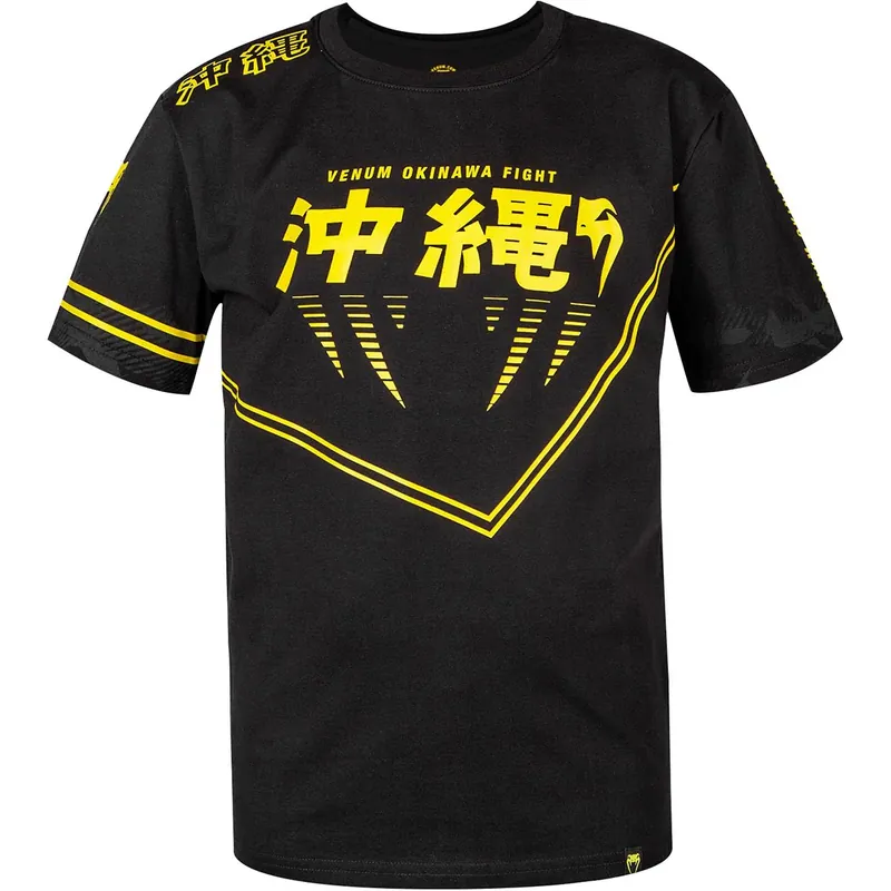 Venum Kids Okinawa 2.0 T-shirt met korte mouwen - Zwart/Geel 8 Merkproduct