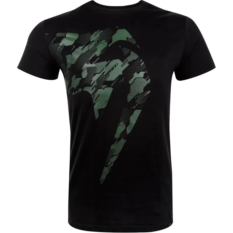 Uitverkoop Venum Kids Tecmo Giant T-shirt met korte mouwen - Zwart/Khaki 8