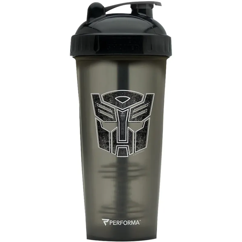 Performa PerfectShaker 28 oz. Transformers Shaker Cup Fles - Aquabot - Zwart Aanbieding