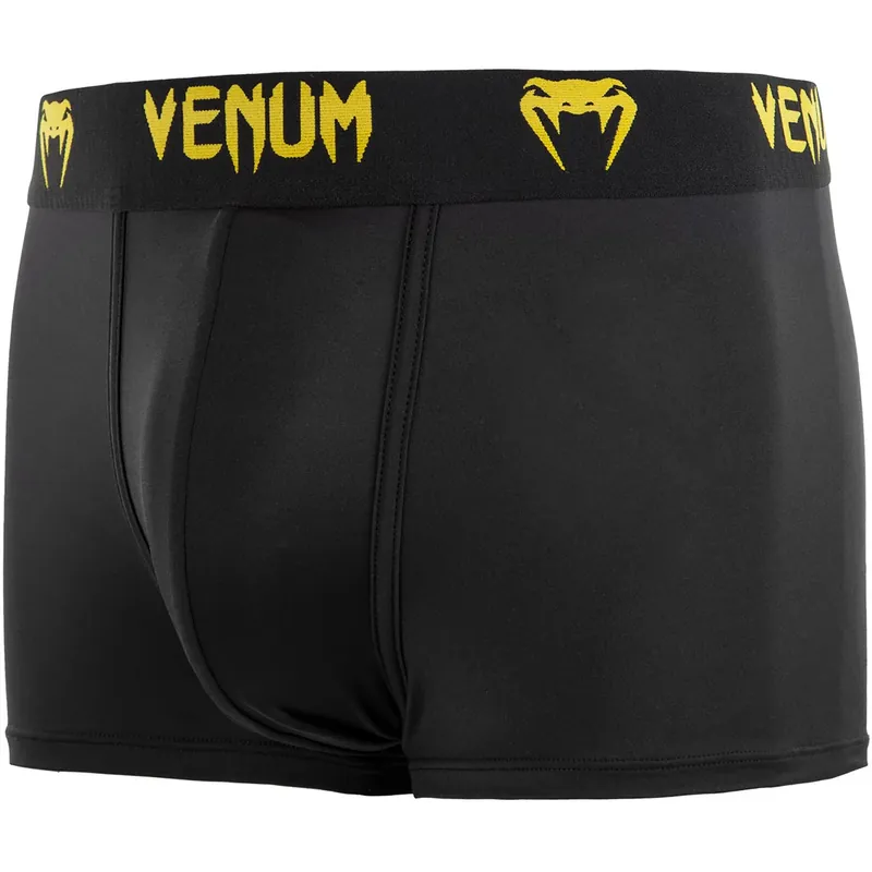 Venum Classic Boxershorts - Zwart/Geel XS Voordeelprijs