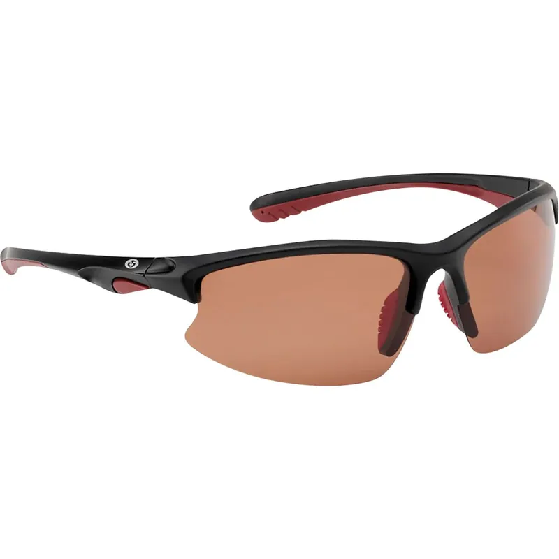 Flying Fisherman Drift gepolariseerde zonnebril Matzwart/rook Beste Prijs