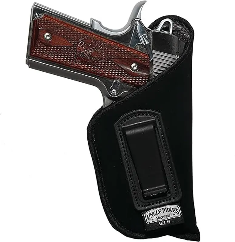 Premium Uncle Mike's Open Style Binnen-De-Pants Holster - Zwart 0 (rechterhand)