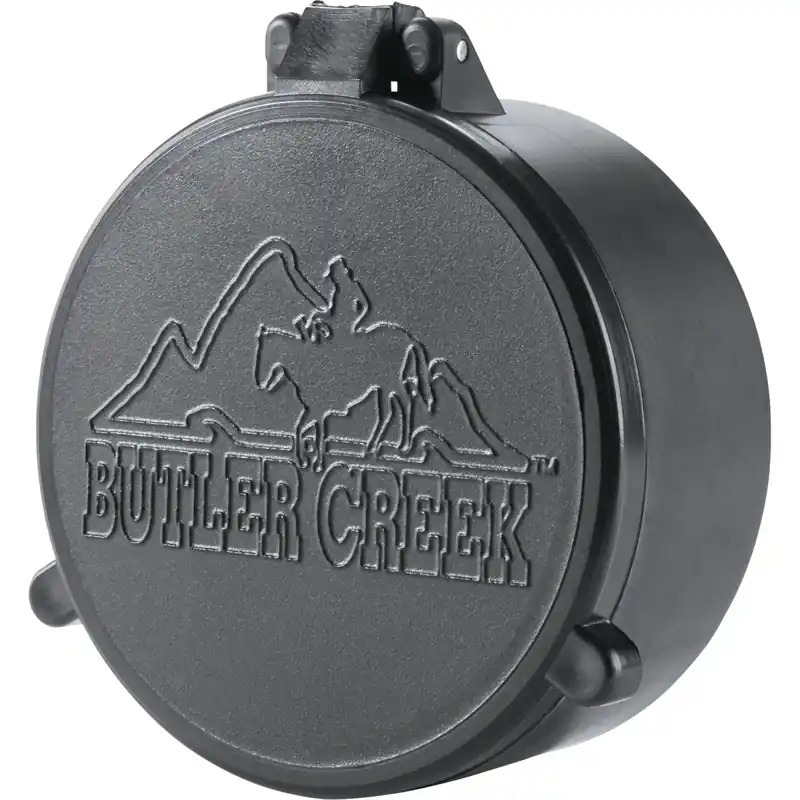 Butler Creek Objectief Lens Multiflex Flip-Open Scope Cover - Zwart 9-10 Op = Op