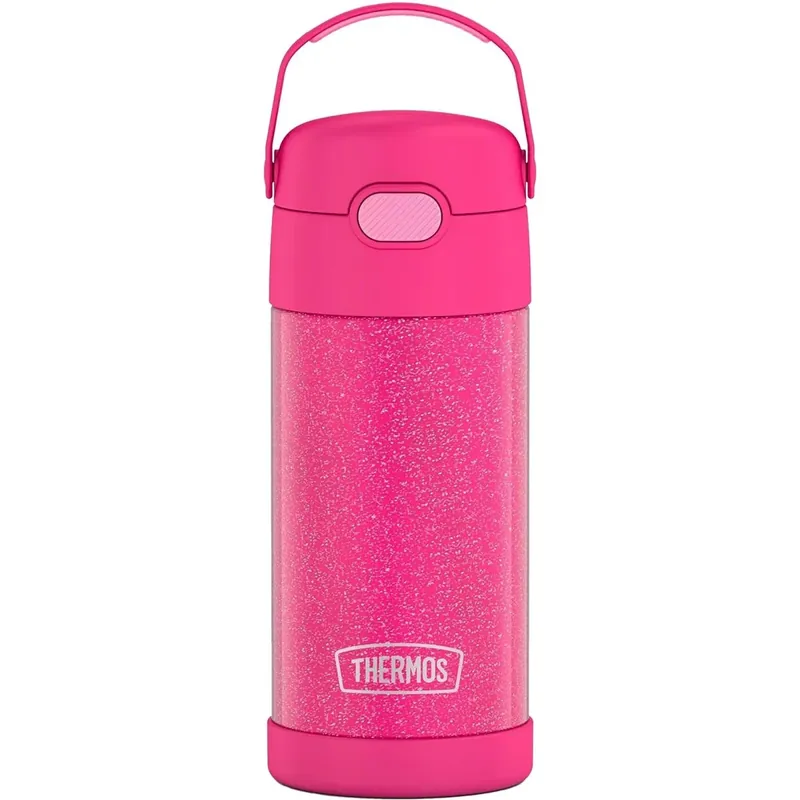 Finale Uitverkoop Thermos Kid's 12 oz. Funtainer roestvrijstalen waterfles - roze glitter