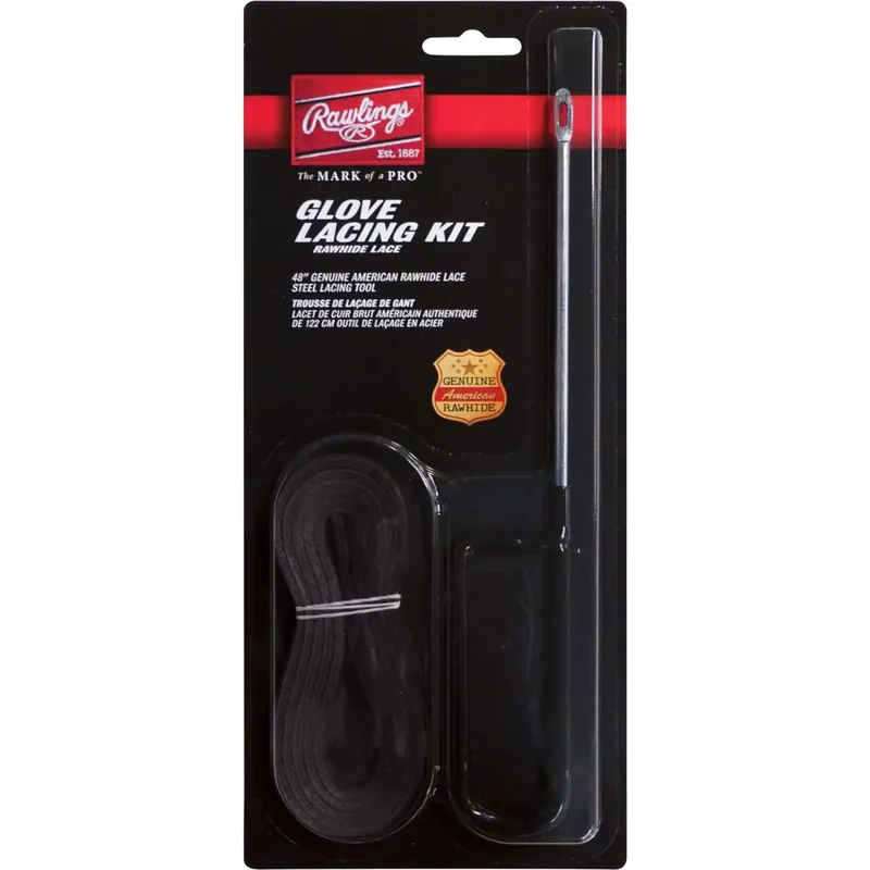 Koop Online Rawlings honkbal-/softbalhandschoen veterset Zwart