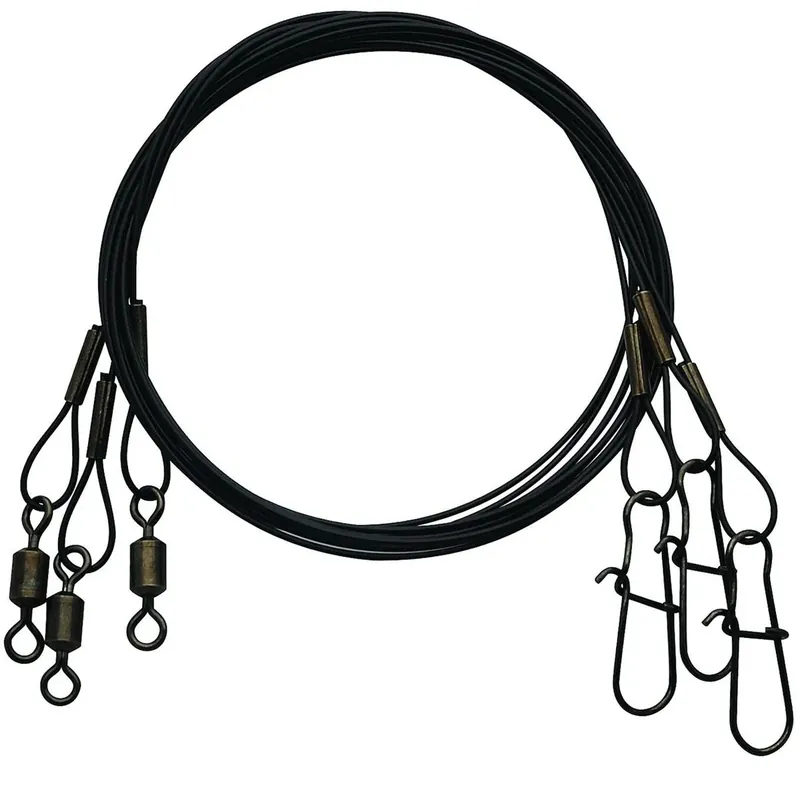 Eagle Claw Heavy Duty draadgeleiders, assortimentsverpakking Helder/Schitterend Aanbieding