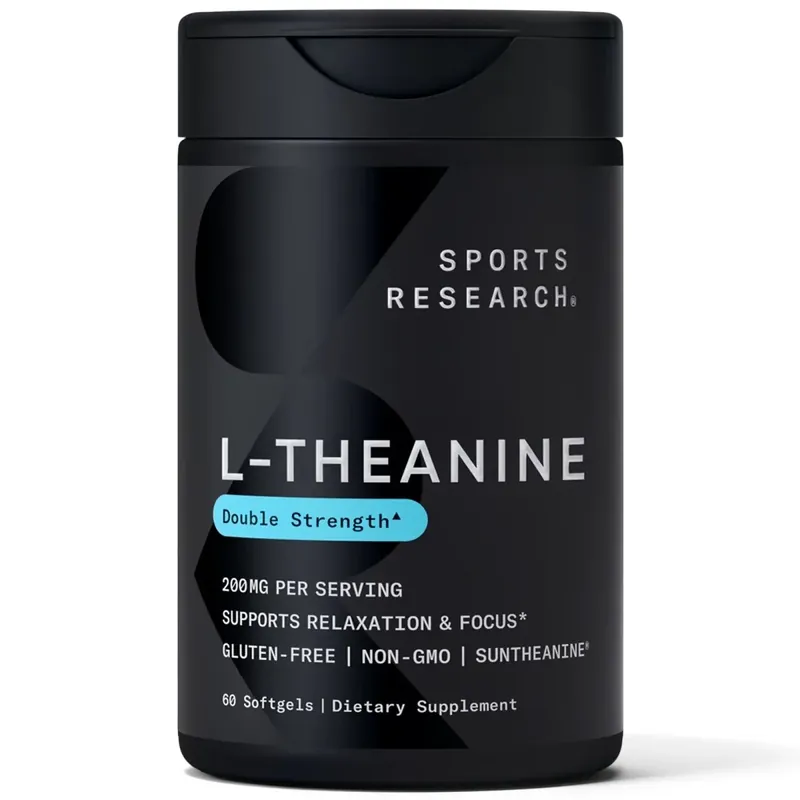 Snelle Levering Sportonderzoek L-Theanine Suntheanine 60 softgels