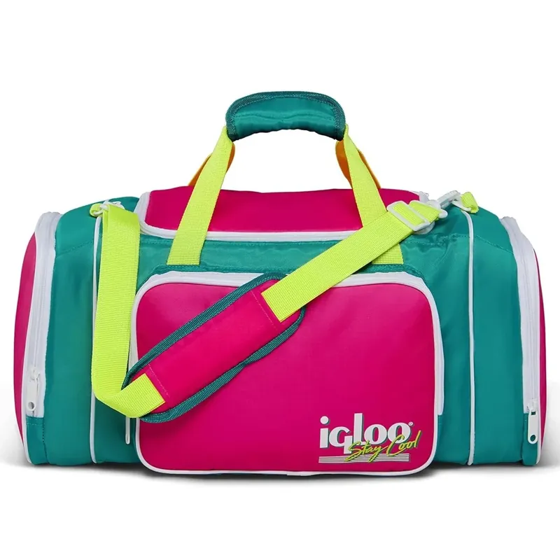 IGLOO koeltas voor 24 blikjes, jadegroen/geel Gecertificeerd