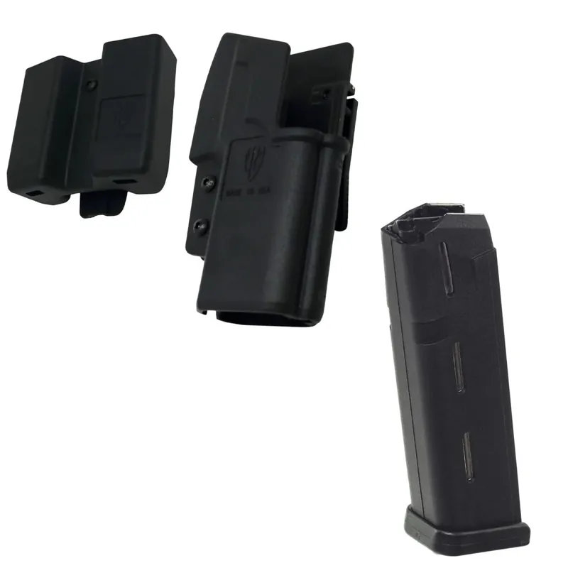 Direct Verzonden AA141 holster voor GLOCK 17/22 plus GLK 14 magazijn voor GLOCK 17/19/26