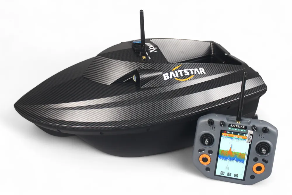 Bestseller BaitStar Baitboats Xpert Carbon AllinOne Voerboot (GPS & Fishfinder)