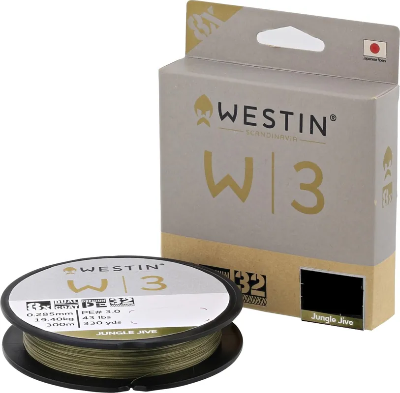 Westin W3 Deadbait Jungle Jive 8-Braid (300m) 0.285mm/19.4kg Laatste Versie