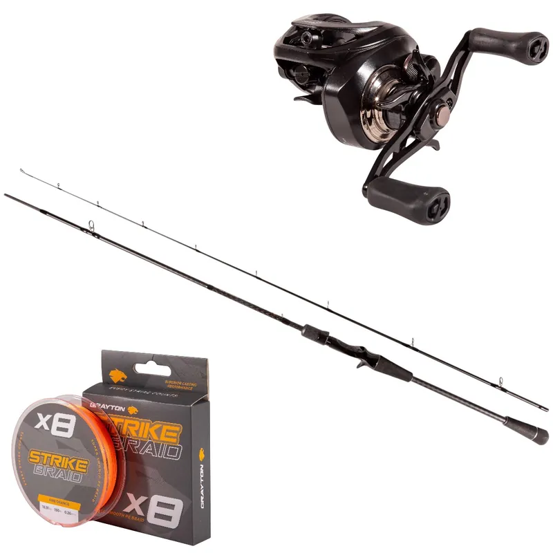 Tijdelijk Beschikbaar Grayton Chase Vertical Cast Set 1.90m (14-28g)