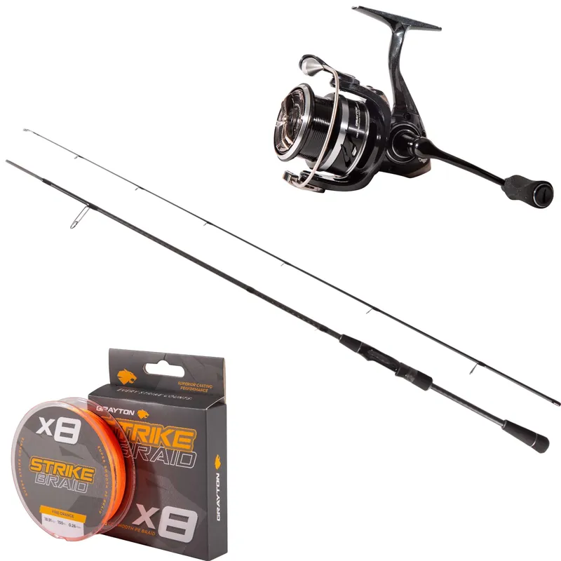 Grayton Chase Vertical Spin Set 1.90m (14-28g) Gratis Retour
