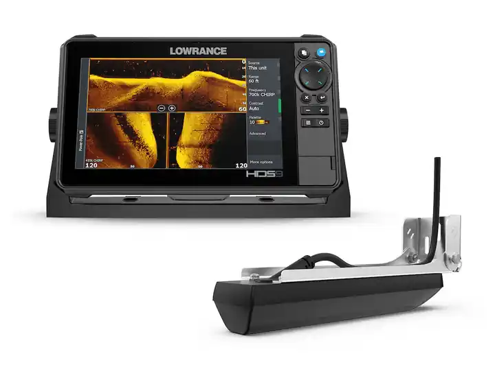 Rechtstreeks Van De Fabrikant Lowrance HDS PRO ROW Kaartplotter Fishfinder + Active Imaging™ HD 3-in-1 Transducer 9 inch